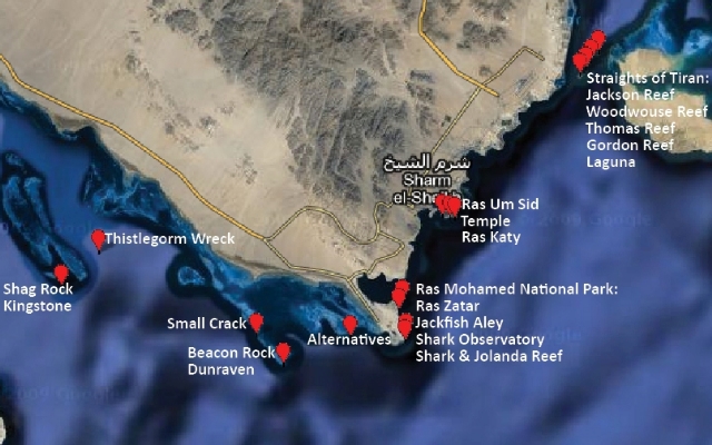 Маршрут дайвинг сафари по северу красного моря "Север классика" из Шарм эль Шейха (Египет)